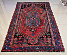 1950 PERSIAN ZANJAN RUG 4’ 7” x 7’ 8” (MED.1348)