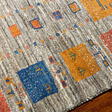 1980 PERSIAN GABBEH RUG 4’ 11” x 6’ 2” (MED.1907)