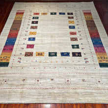 1980 PERSIAN GABBEH RUG 6’ 9” x 9’ 4” (LARG.1901)