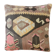 Handmade Turkish Kilim Pillow Cover 16x16 in. (Pil.8042)