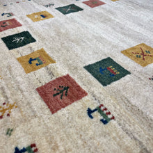 1980 PERSIAN GABBEH RUG 4’ 11” x 6’ 4” (MED.1900)