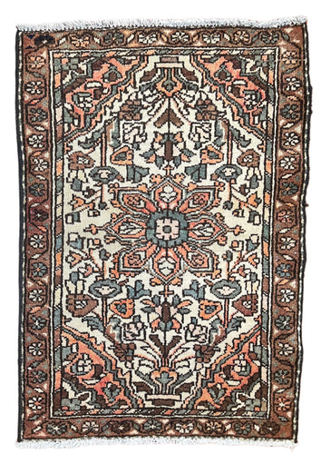 1950 PERSIAN BORCHALU RUG 1’ 11” x 2’ 9” (SMA.61)