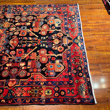 1940 PERSIAN NAHAVAND RUG 4’ 7” x 7’ 1” (MED.FEA.56)