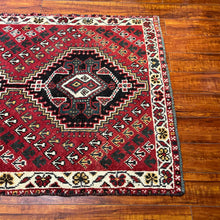 1950 PERSIAN SHIRAZ RUG 3’ 3” x 4’ 8” (MED.274)