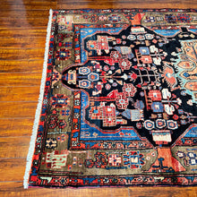 1950 PERSIAN NAHAVAND RUG 5’ x 8’ (MED.FEA.180)