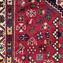 1950 SHIRAZ RUG 3’ 4” x 5’ 3” (MED.283)