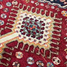 1950 PERSIAN SHIRAZ RUG 3’ 3” x 4’ 10” (MED.276)