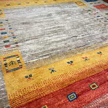 1980 PERSIAN GABBEH RUG 5’ x 6’ 5” (MED.1924)