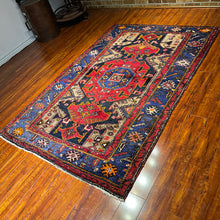 1950 PERSIAN TARUM RUG 4’ 6” x 6’ 8” (MED.FEA.1265)