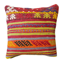 Handmade Turkish Kilim Pillow Cover 16x16 in. (Pil.8020)