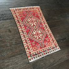 1940 SHIRAZ RUG 1’ 8” x 2’ 8” (SMA#514)