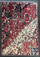 1940 HERIZ RUG 3’ 4” x 4’ 5” (MED#6088)