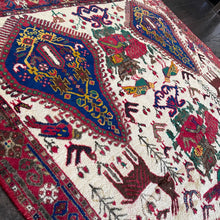 1940 AFSHAR RUG 3’ 7” x 4’ 5” (MED#1389)