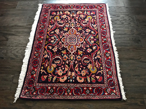 1940 KASHAN RUG 2’ 3” x 3’ 3” (SMA#1331)