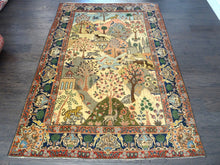 1930 TABRIZ RUG 4' 7" x 6' 6" (FEA#6208)