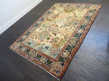 1930 TABRIZ RUG 4' 7" x 6' 6" (FEA#6208)