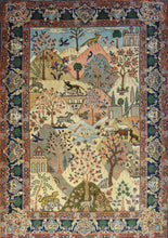 1930 TABRIZ RUG 4' 7" x 6' 6" (FEA#6208)