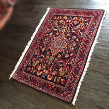 1940 KASHAN RUG 2’ 3” x 3’ 3” (SMA#1331)