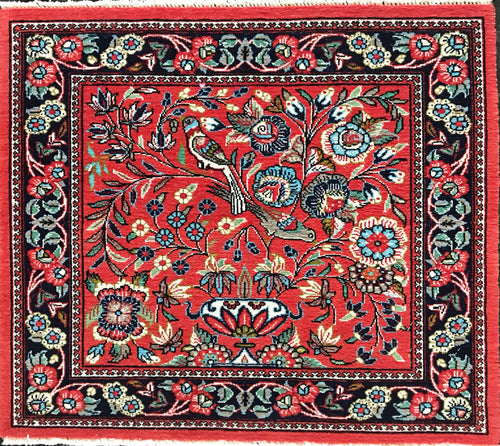 1970 KERMAN RUG 1’ 9” x 2’ (SMA#6405/6406)