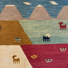 1980 GABBEH KILIM RUG 2’ 8” x 3’ 10” (SMA#1168)