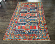 1930 SHAHSAVAN RUG 3’ 10” x 6’ 1” (MED/FEA#7216)