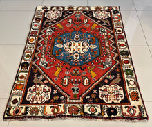 1950 SHIRAZ RUG 3’ 6” x 4’ 9” (MED.246)