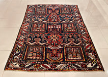 1930 BAKHTIARI RUG 4’ 10” x 6’ 4” (MED/FEA#2)