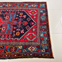 1930 PERSIAN ZANJAN RUG 4’ 5” x 6’ 7” (MED.FEA.202)