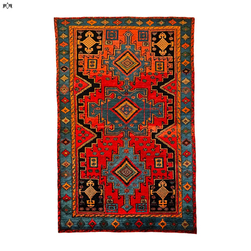 1930 ZANJAN RUG 4’ x 6’ 2” (MED#30829)