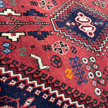 1970 SHIRAZ RUG 3’ 4” x 4’ 7” (MED#165)