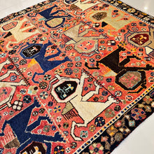 1930 SHIRAZ RUG 4’ x 6’ 3” (MED.FEA.253)