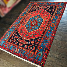 1930 ZANJAN RUG 4’ 4” x 6’ 6” (MED/FEA#948)