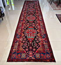 1960 PERSIAN NAHAVAND RUG 3’ 6” x 16’ 4” (FEA.RUN.312)