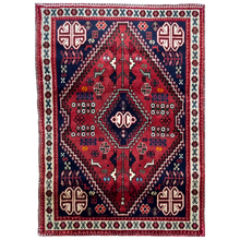 1970 SHIRAZ RUG 3’ 4” x 4’ 7” (MED#165)