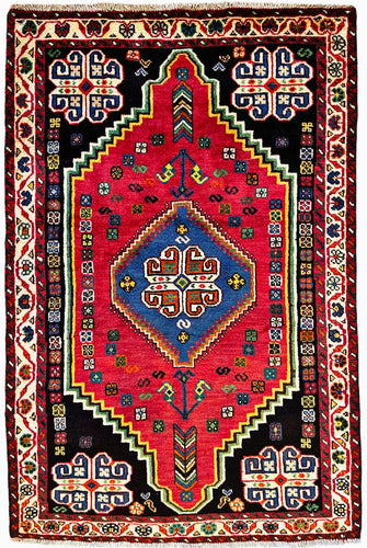 1970 SHIRAZ RUG 3’ 3” x 5’ (MED.263)