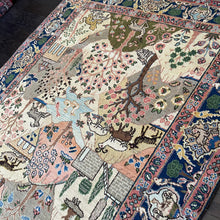 1930 TABRIZ RUG 4’ 7” x 6’ 5” (FEA#790)