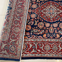 1950 PERSIAN KASHAN RUG 4’ 5” x 6’ 6” (MED.FEA.650)