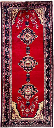 1960 PERSIAN TAFRESH RUG 5’ 2” x 12’ 5’ (RUN.1430)