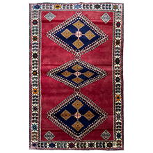 1970 SHIRAZ RUG 3’ 9” x 5’ 10” (MED#179)