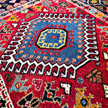 1970 YALAMEH RUG 3’ 4” x 5’ (MED.FEA.2945)