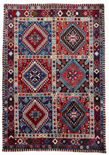 1950 YALAMEH RUG 3’ 4” x 4’ 10” (MED.FEA#2950)