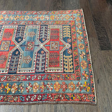 1930 SHAHSAVAN RUG 3’ 10” x 6’ 1” (MED/FEA#7216)