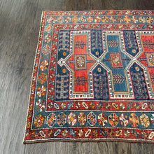 1930 SHAHSAVAN RUG 3’ 10” x 6’ 1” (MED/FEA#7216)