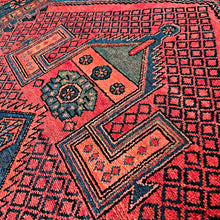 1930 ZANJAN RUG 4’ 3” x 6’ 7” (MED.FEA.5843)