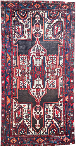 1940 SHAHSAVAN RUG 4’ 2” x 7’ 10” (MED#3849)