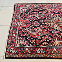 1940 PERSIAN MAHAL RUG 4’ 10” x 6’ 10” (MED.FEA.184)