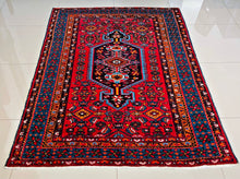 1940 PERSIAN ZANJAN RUG 4’ 6” x 6’ 3” (MED.215)