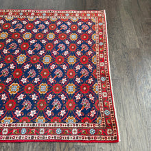 1950 VARAMIN RUG 4’ 9” x 6’ 5” (MED/FEA#6361)