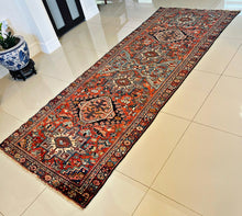 1940 QARAJEH (KARAJA) RUG 3’ 4” x 9’ (RUN.4781)