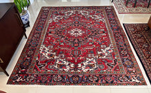 1950 HERIZ RUG 7’ 10” x 9’ 3” (LG.FEA.5001)